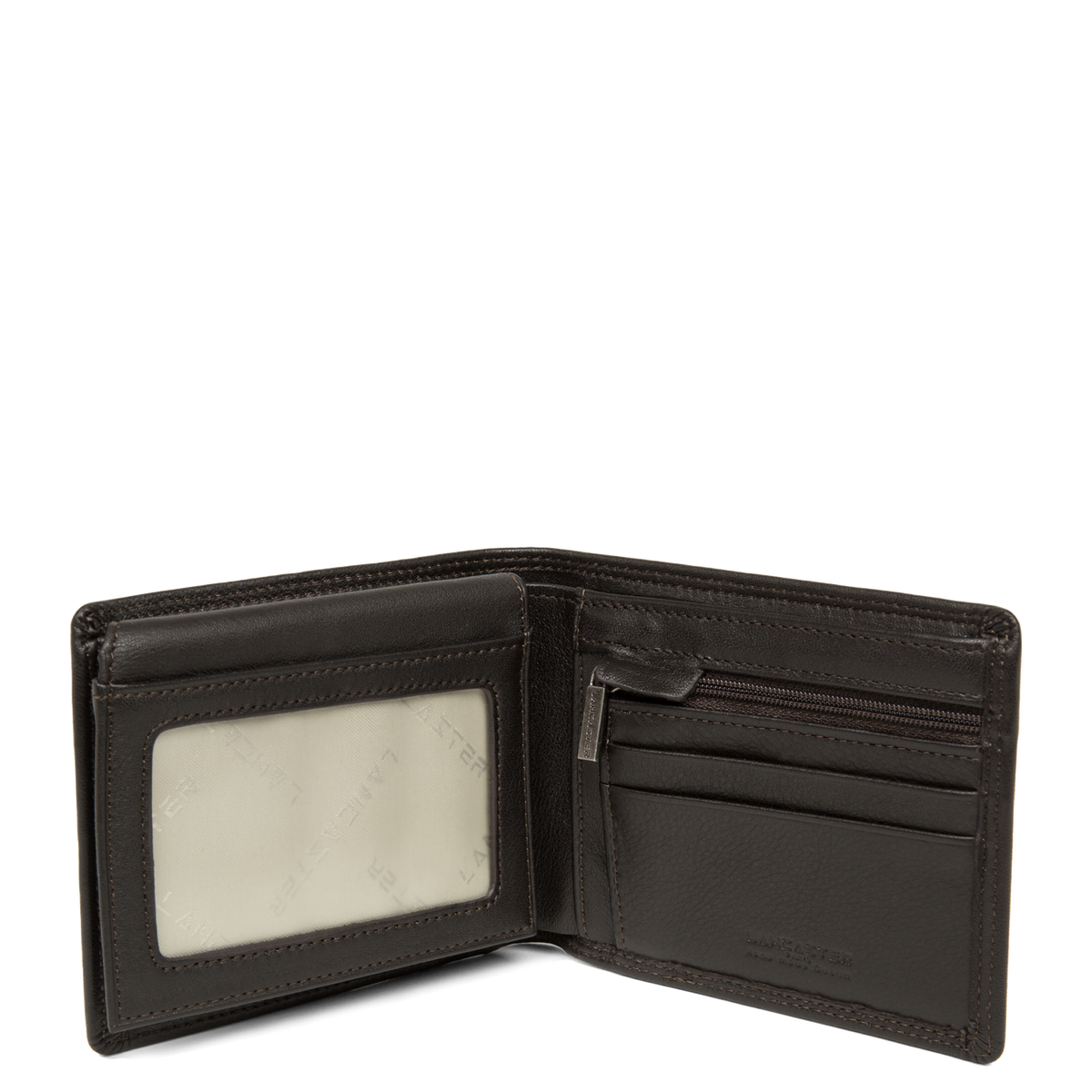 Marron - Lancaster Porte-cartes pliée Soft Vintage Homme