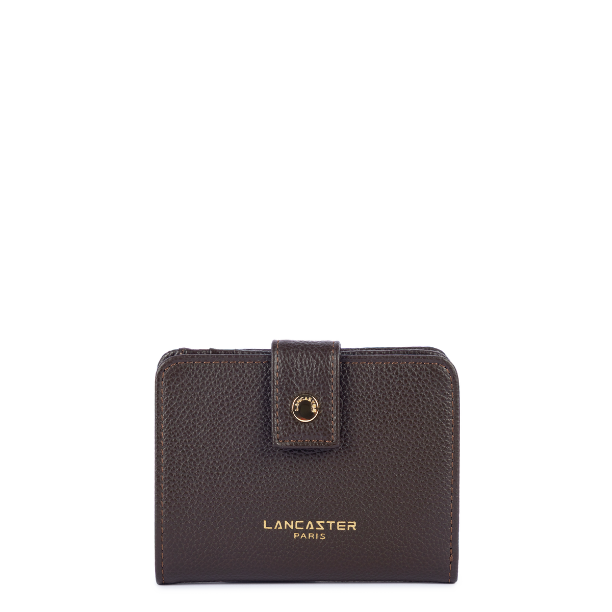 Marron Foncé - LANCASTER Portefeuille Avec Pression Milano Ana