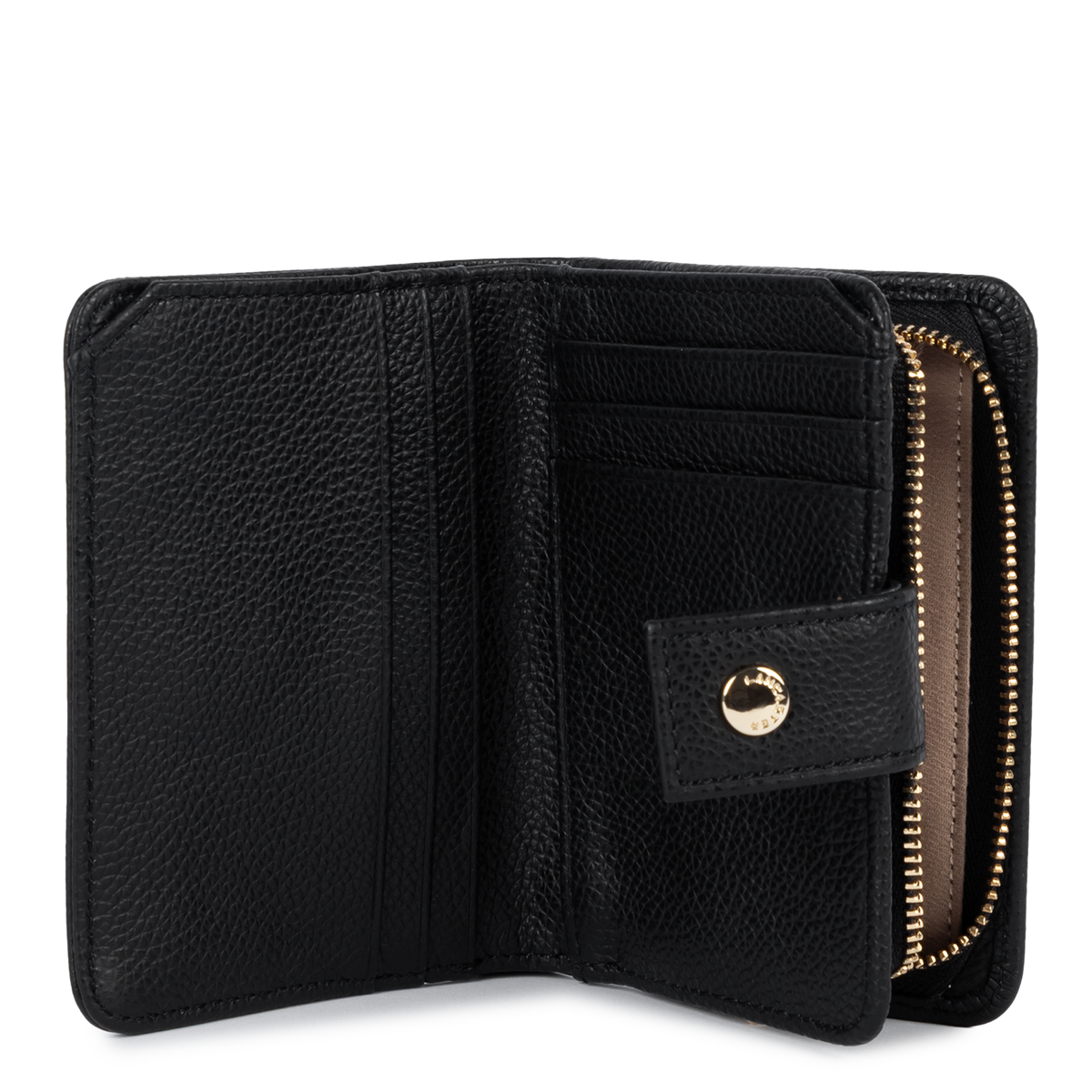 Noir - LANCASTER Portefeuille Avec Pression Milano Ana