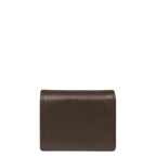 Marron - Lancaster Porte-monnaie à rabat avec pression Milano Gentlemen
