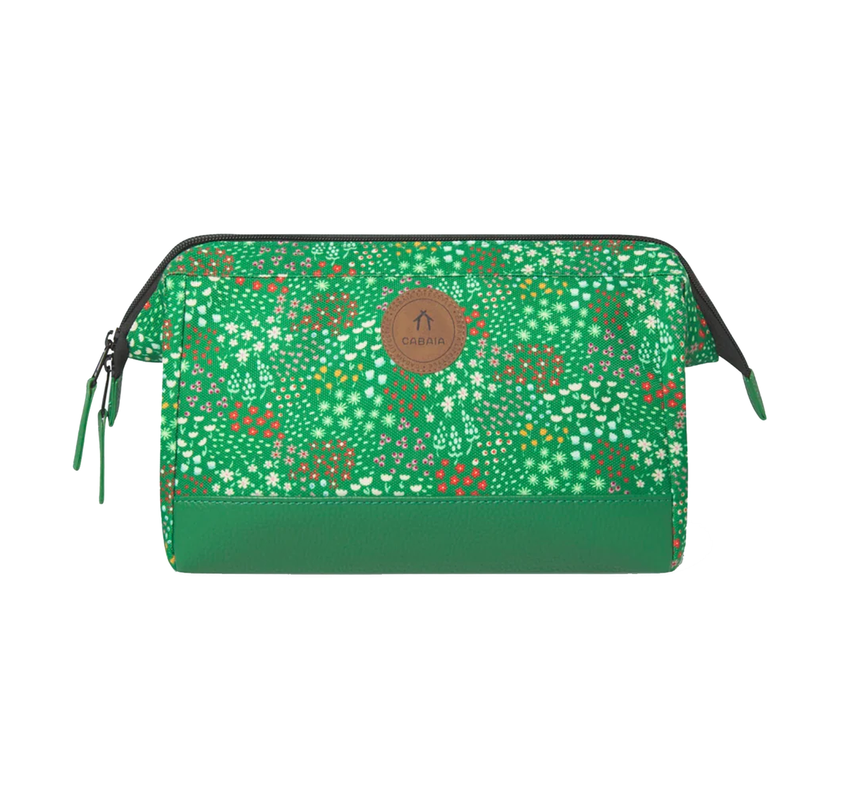 Trousse de toilette Cabaïa Sainte Maxime, vert, vue de face