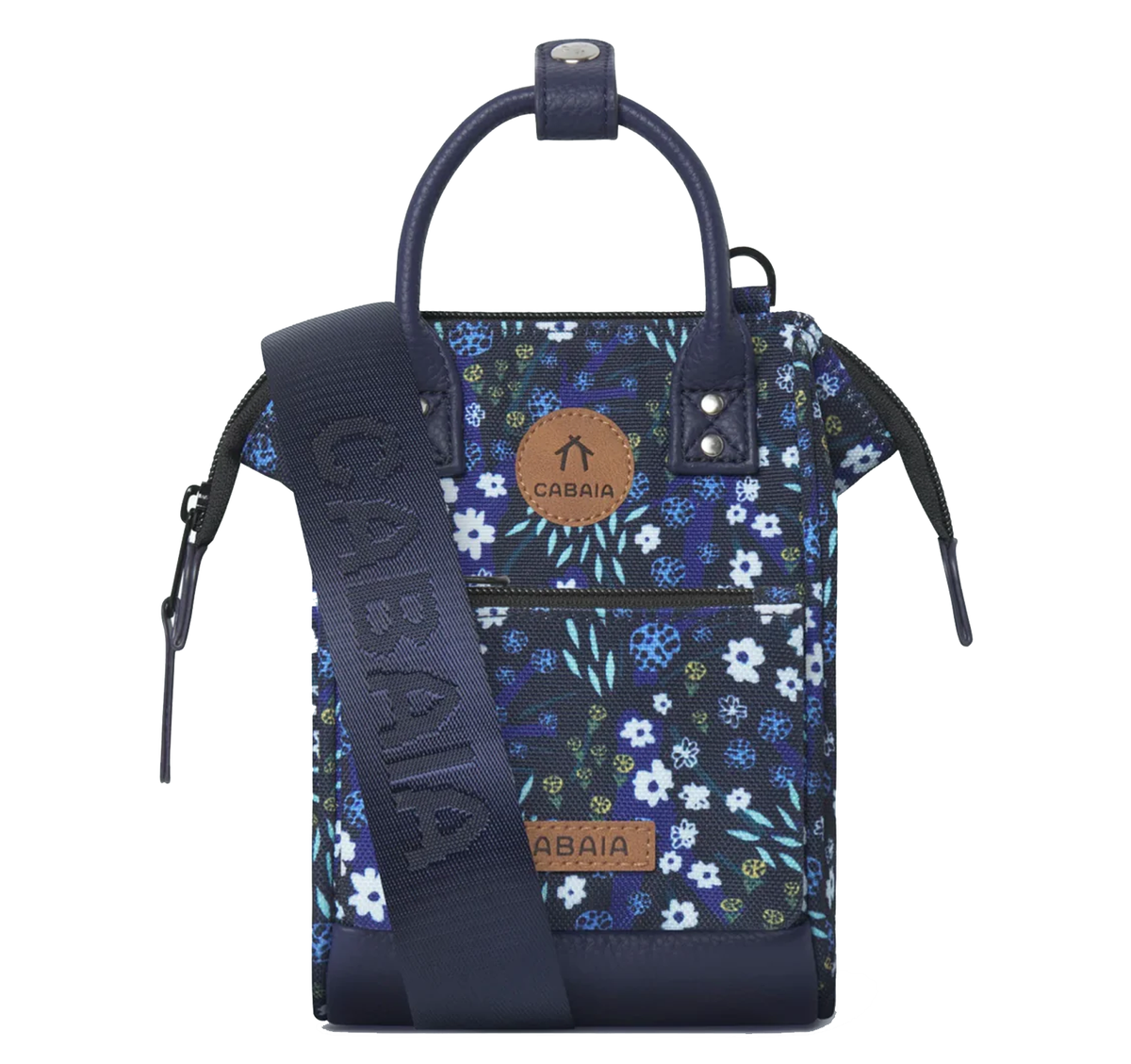 Nano Bag Cabaïa Minorca, bleu marine, vue de face