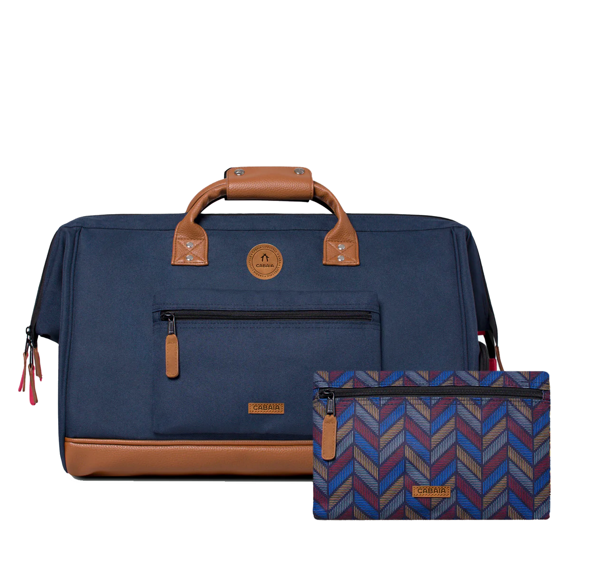 Sac de voyage Cabaïa Duffle Adventurer Chicago, bleu, vue de face