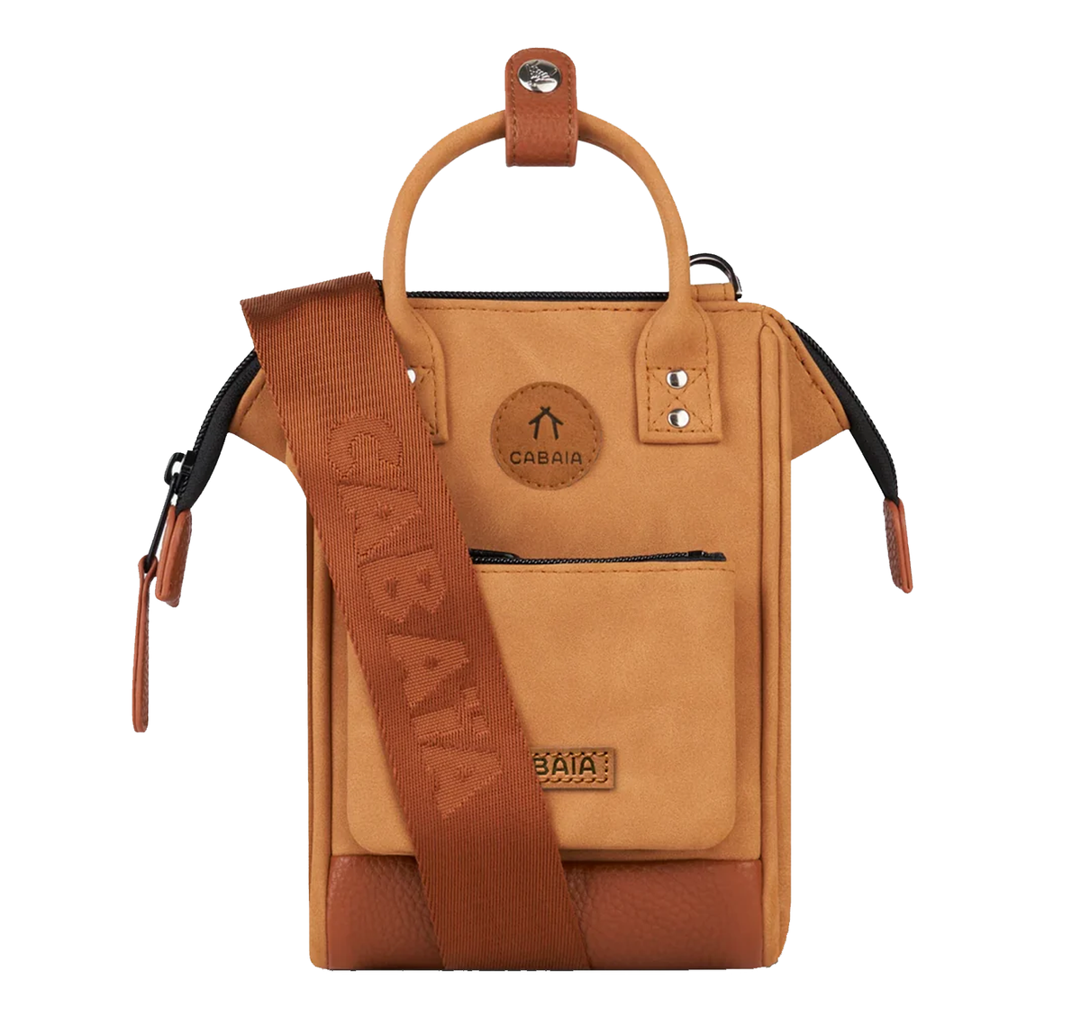 Nano Bag Cabaïa Moscou, camel, vue de face