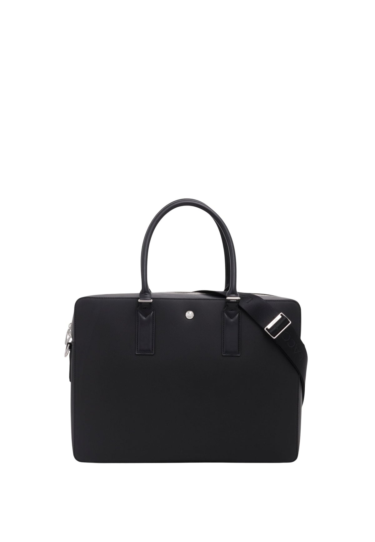 Noir - LACOSTE Sac ordinateur Langon en Petit Piqué