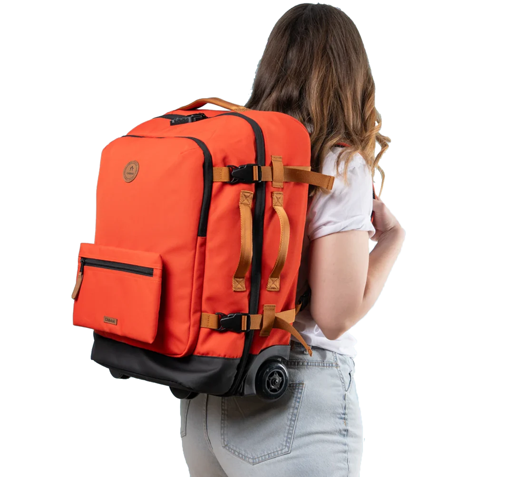 Valise souple Cabaïa 2 roues Small Bakou, ouverture et compartiments