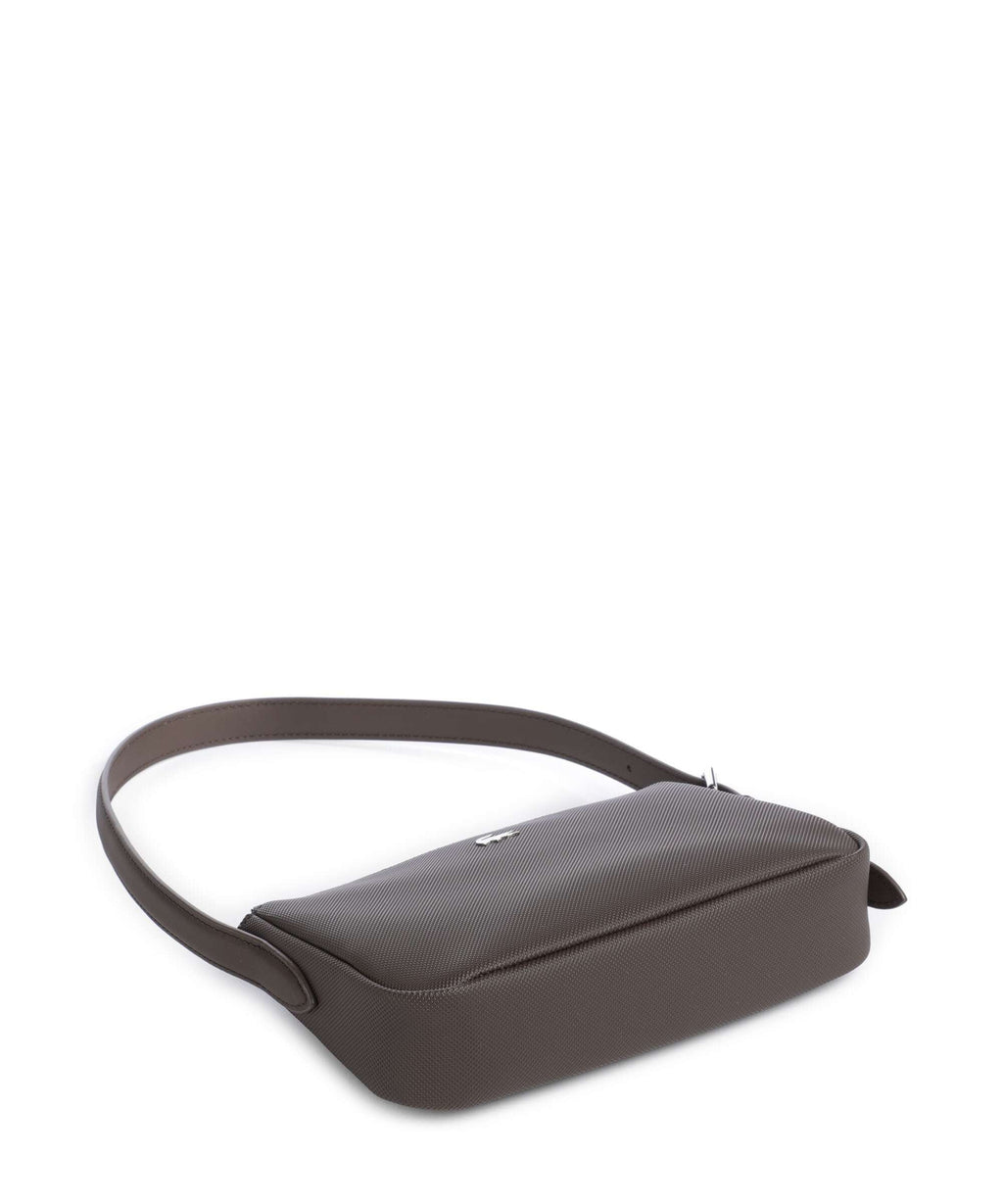 Marron foncé - LACOSTE Sac porté épaule Daily City