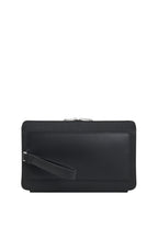 Noir - LACOSTE Pochette Chantaco en cuir