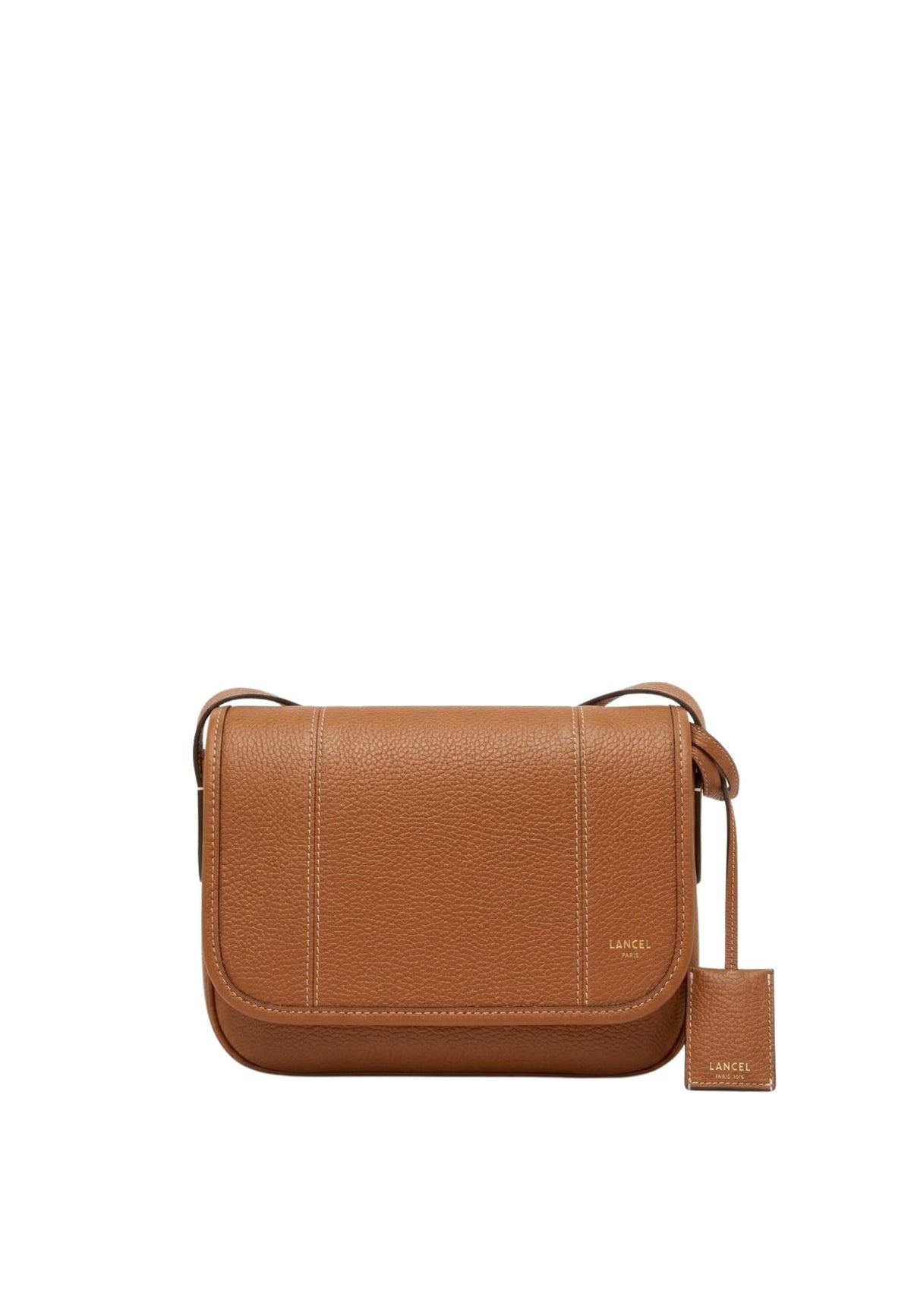 Camel - LANCEL Sac à rabat M Victoire