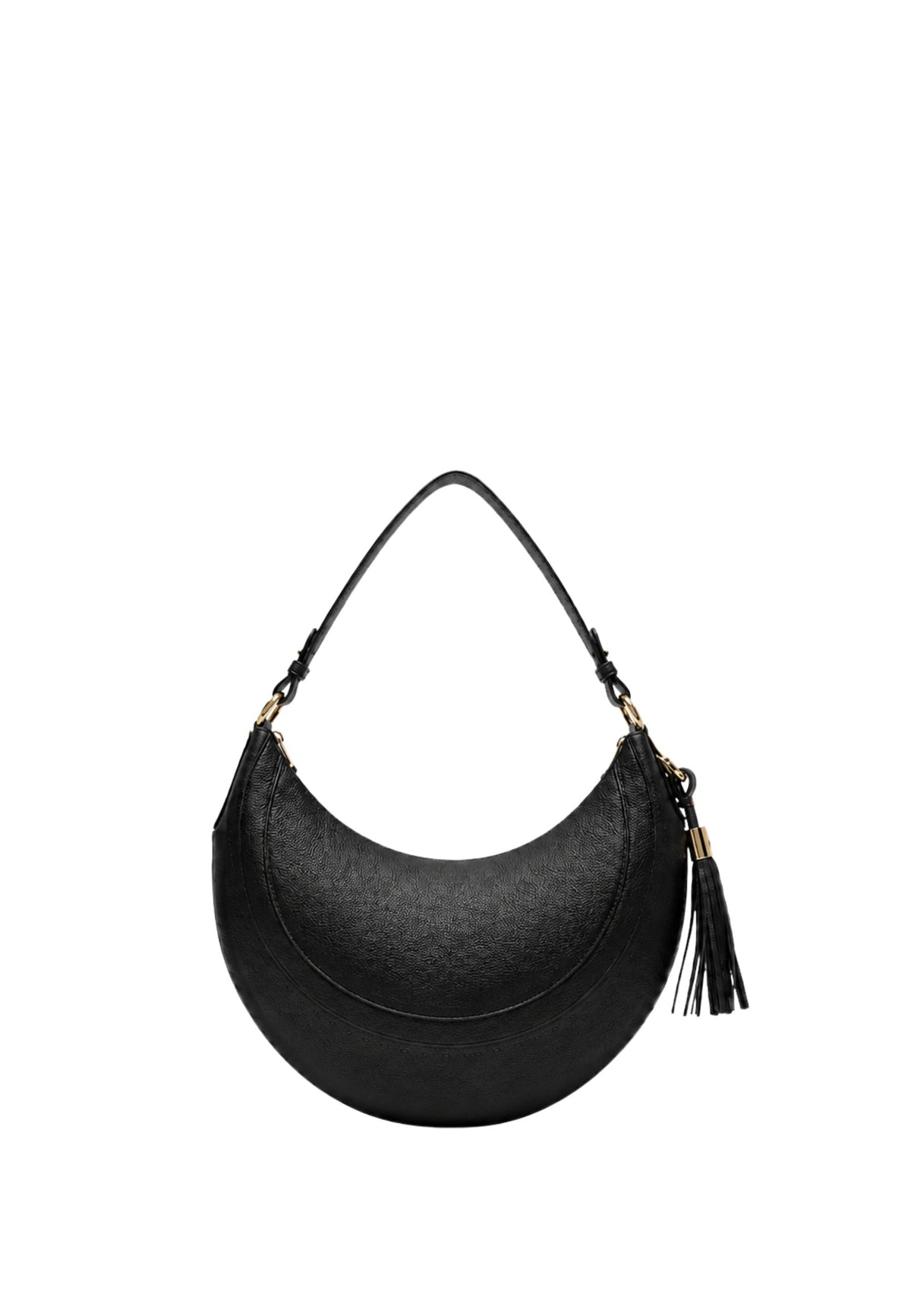 Sac Lancel Hobohème Hobo Zip M Noir - Côté