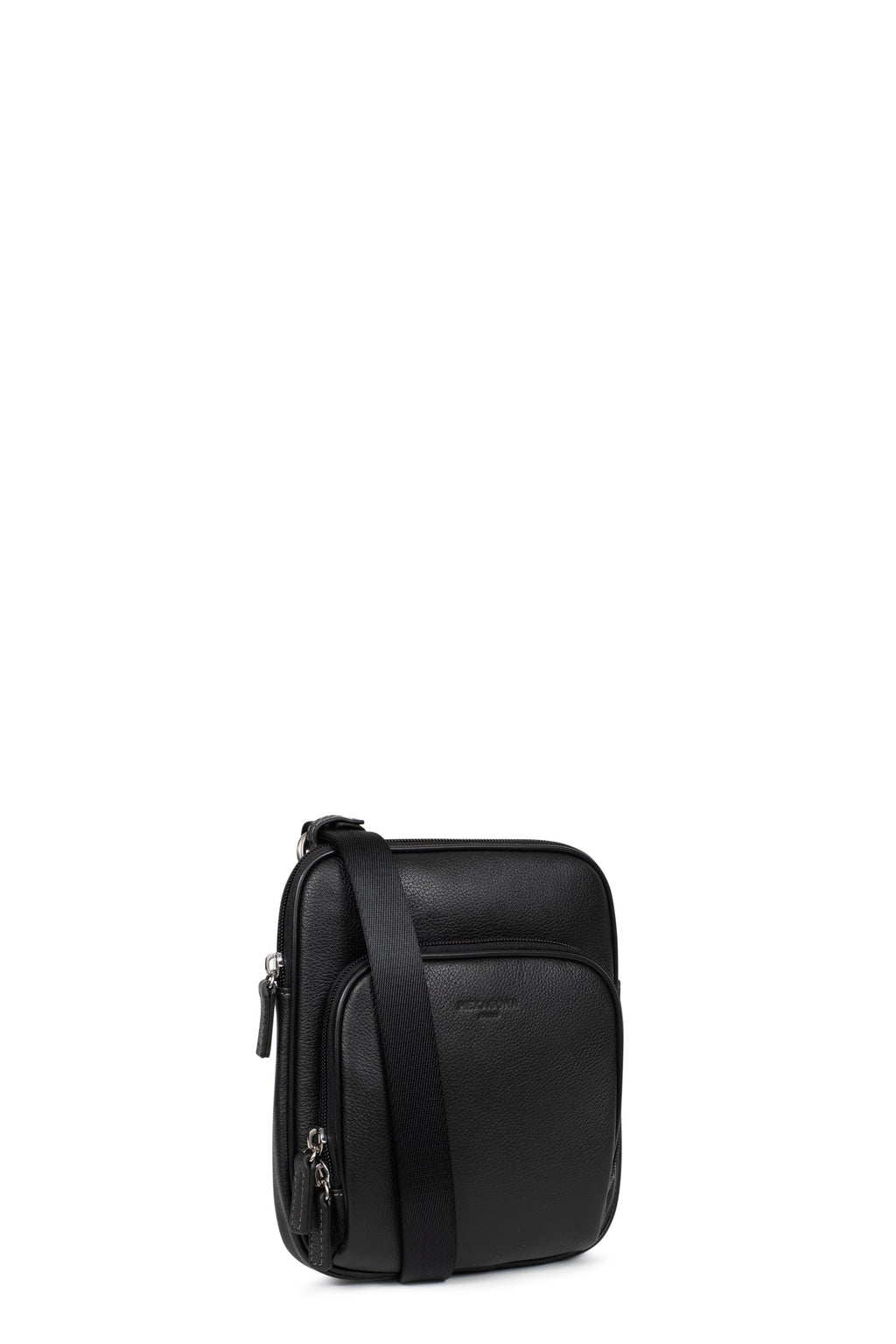 Noir - HEXAGONA Sacoche cuir de vachette