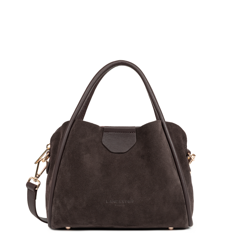 Marron - LANCASTER Petit sac à main Suède Ida