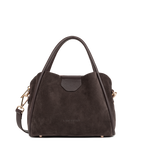 Marron - LANCASTER Petit sac à main Suède Ida