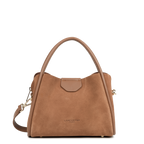 Moka - LANCASTER Petit sac à main Suède Ida