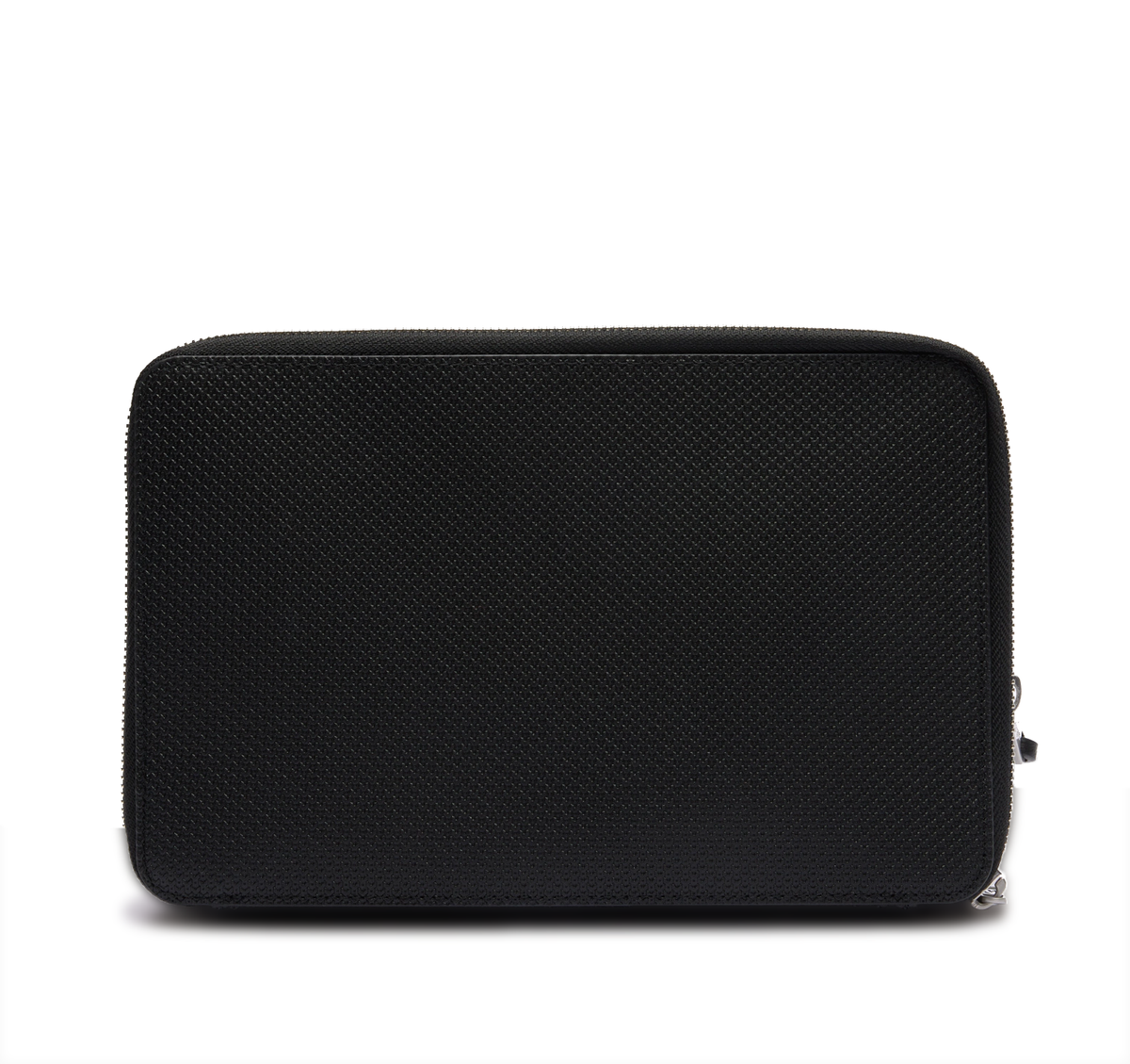 LACOSTE Trousse zippée Chantaco en cuir piqué