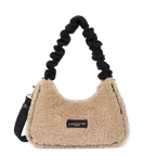 Beige Noir - LANCASTER Sac besace Moumoute