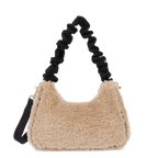 Beige Noir - LANCASTER Sac besace Moumoute