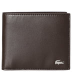 Marron - LACOSTE Portefeuille moyen FG en cuir