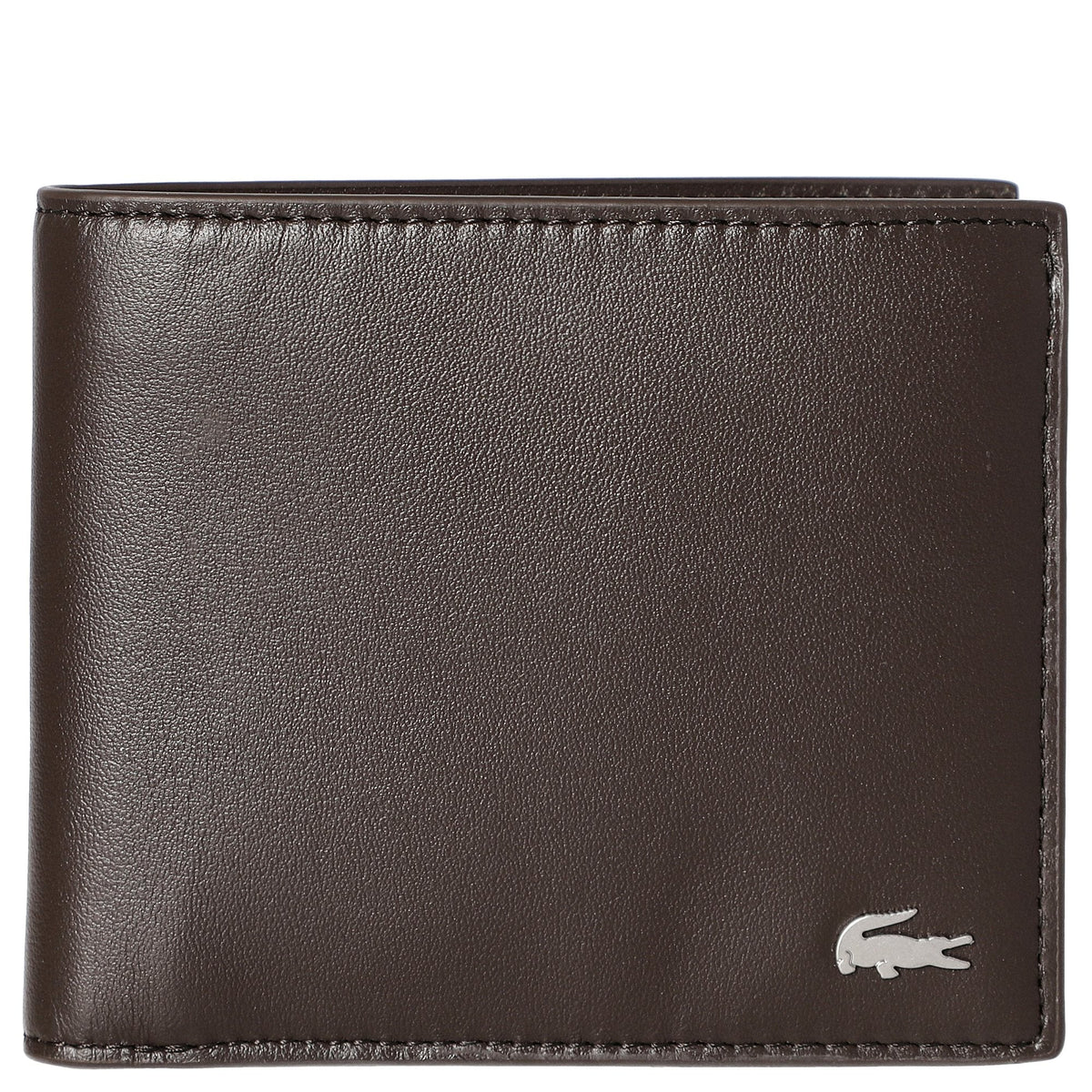 Marron - LACOSTE Portefeuille moyen FG en cuir