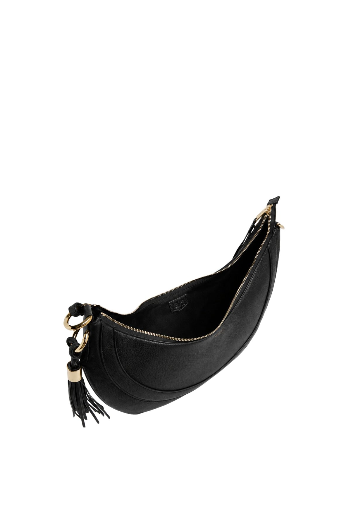 Sac Lancel Hobohème Hobo Zip M Noir - Détail