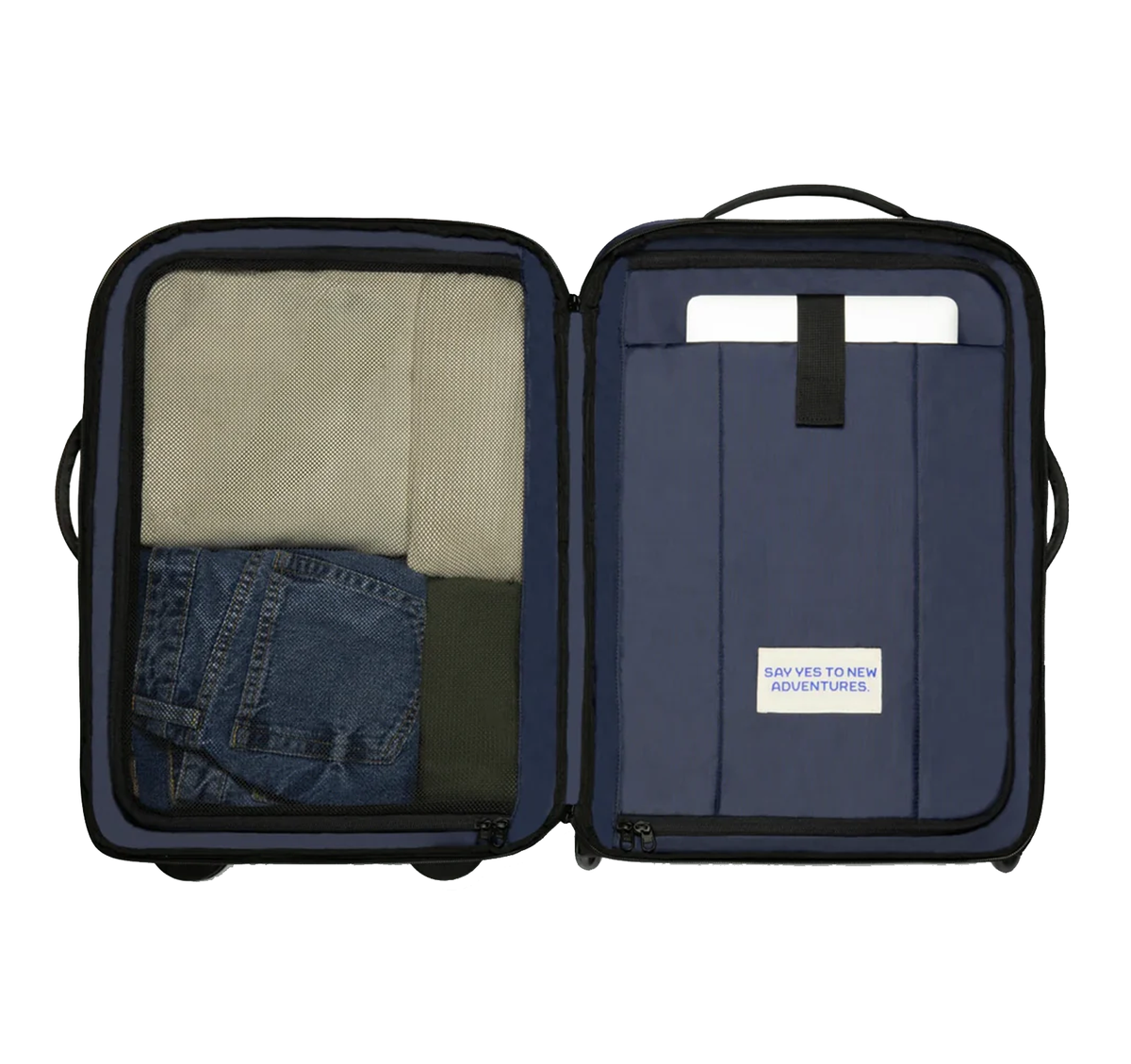 Valise souple Cabaïa 2 roues Small Bakou, vue de dos