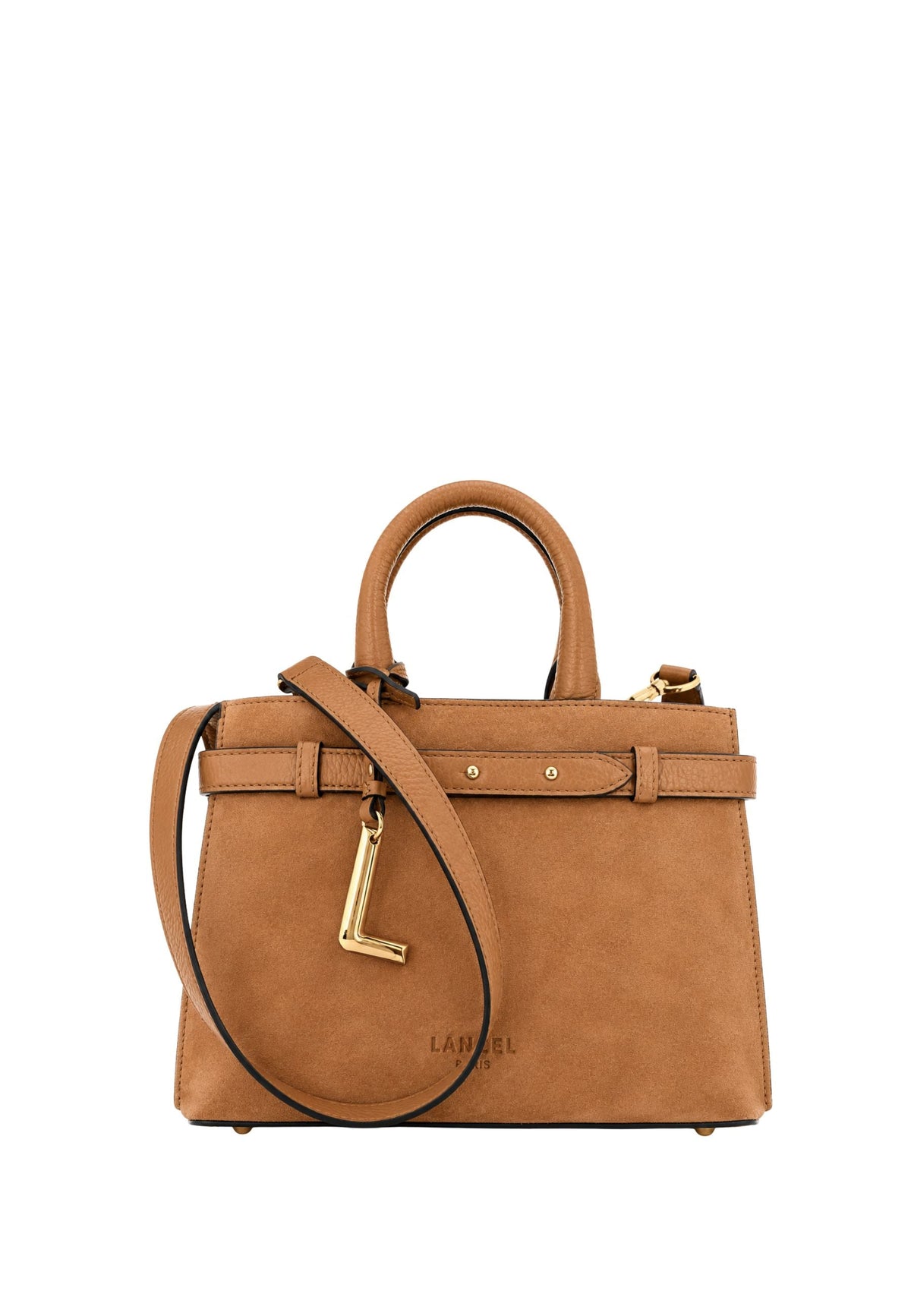 Camel - LANCEL Sac Carryall zippé S Faubourg