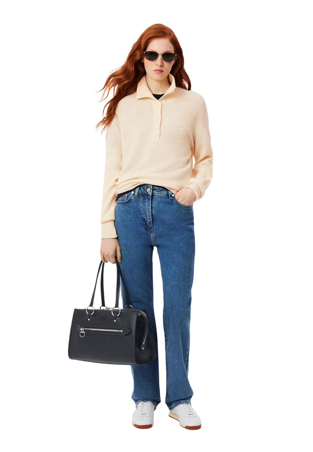 Noir - LACOSTE Sac à main moyen Celys