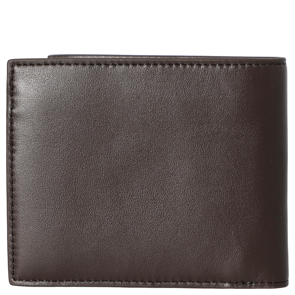 Marron - LACOSTE Portefeuille moyen FG en cuir