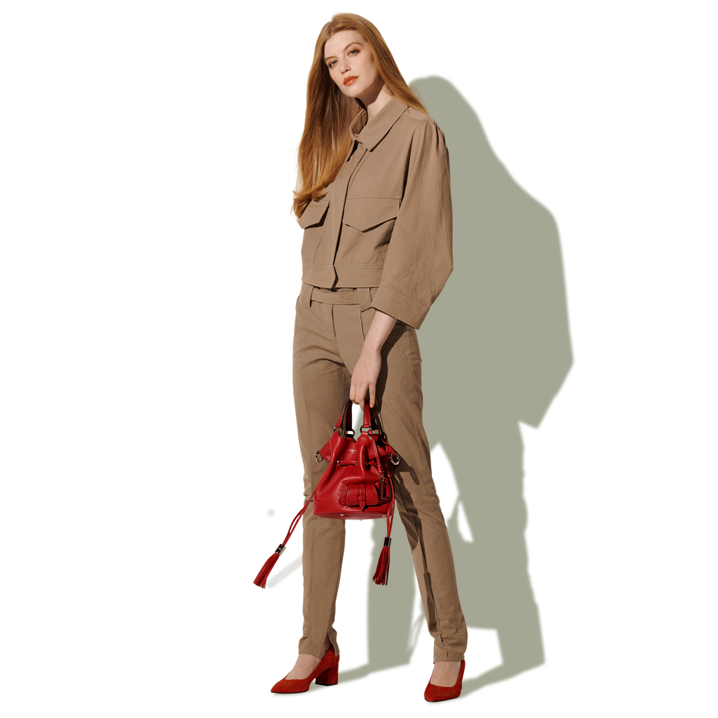 Rouge - LANCEL Sac seau Premier Flirt S