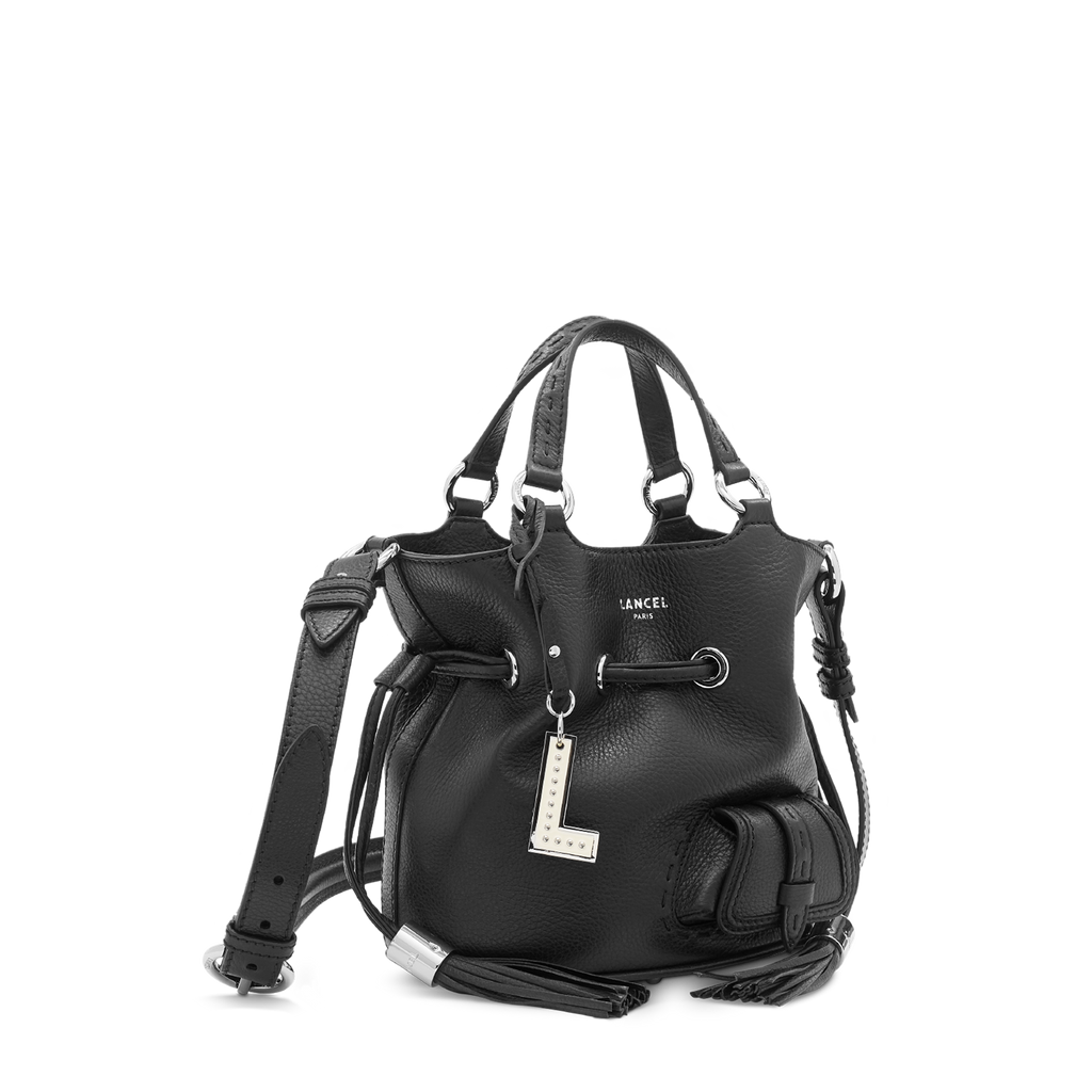 Noir Chromé - LANCEL Sac seau Premier Flirt S