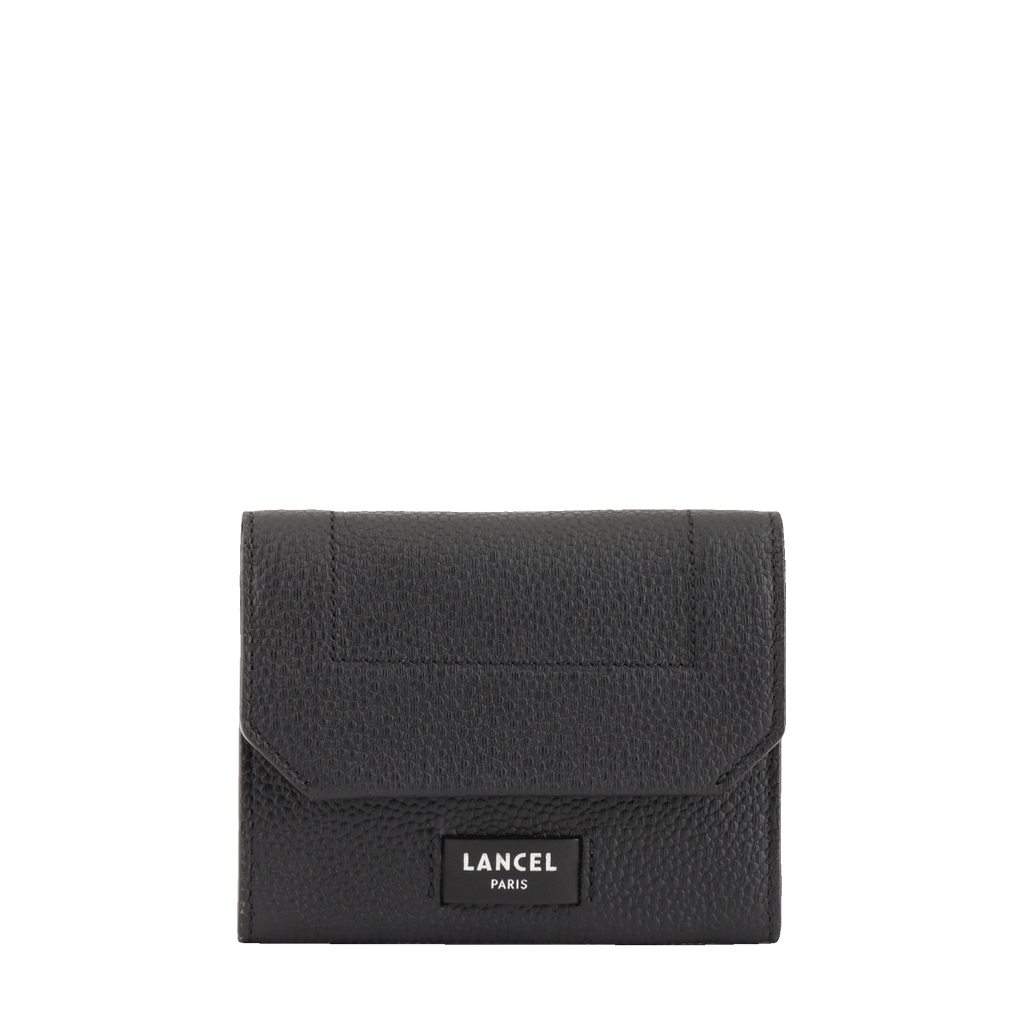 Noir - LANCEL Portefeuille compact médium à rabat Ninon