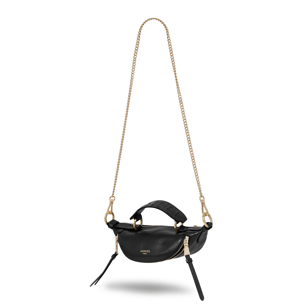 Noir - LANCEL Mini sac porté croisé Origami