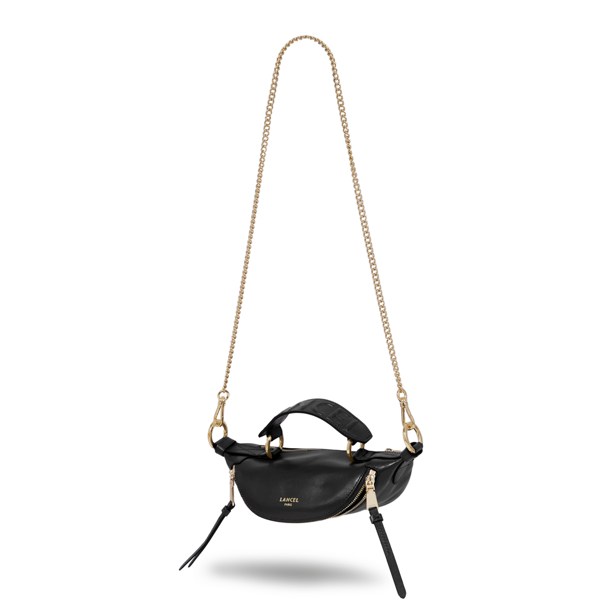 Noir - LANCEL Mini sac porté croisé Origami