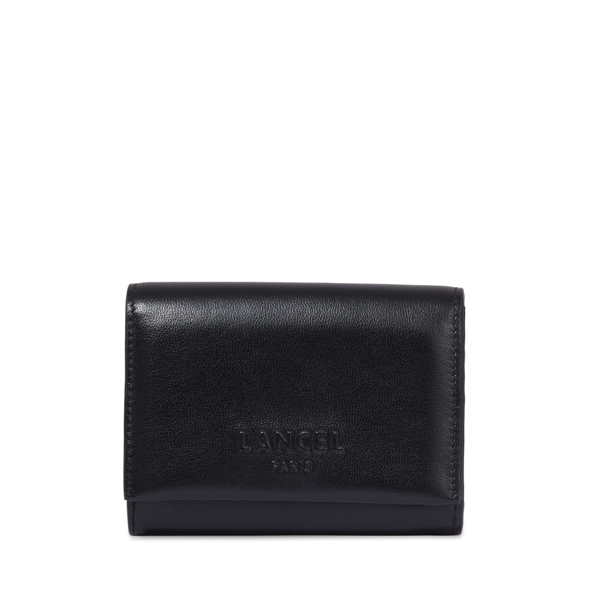 Noir - LANCEL Portefeuille compact à rabat Billie