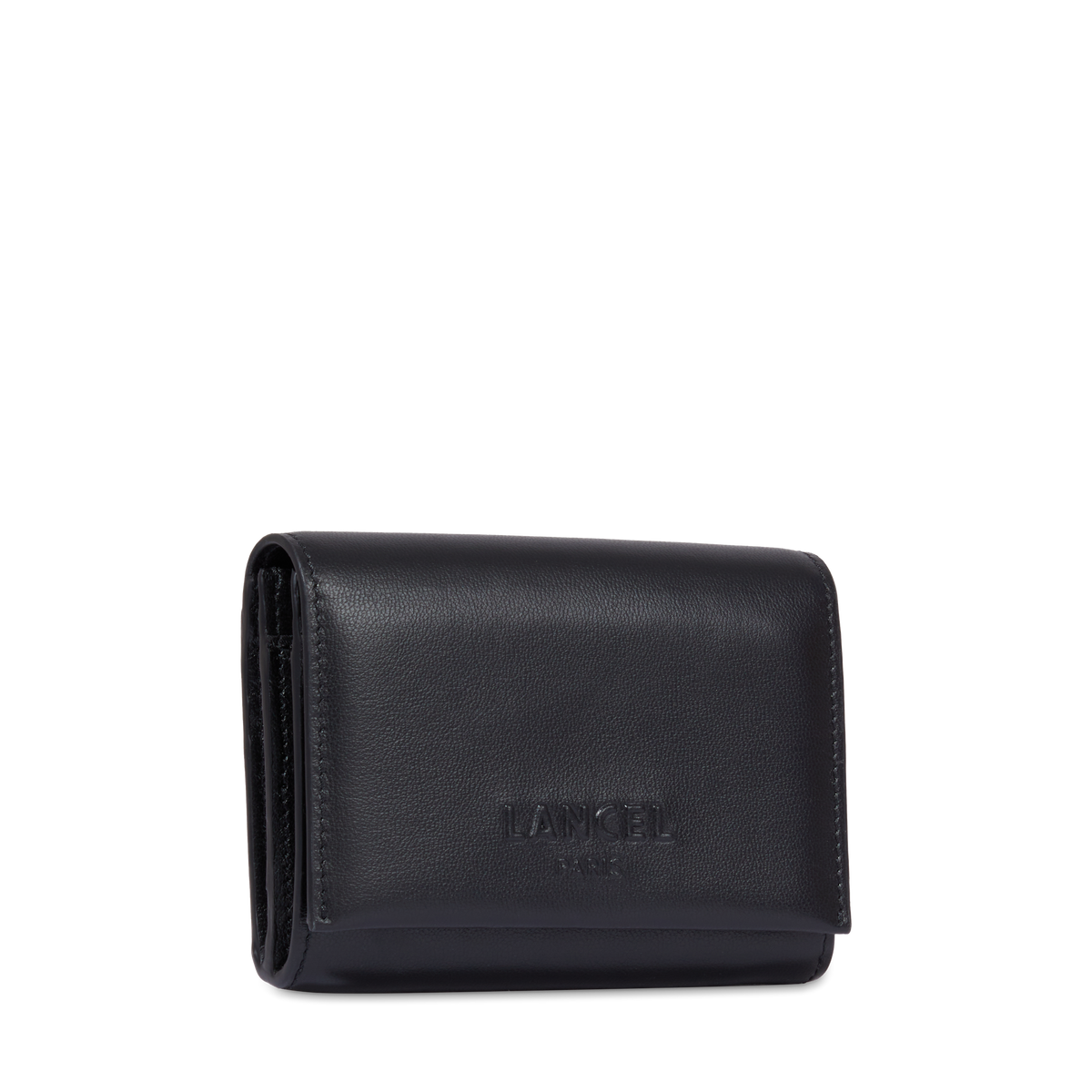 Noir - LANCEL Portefeuille compact à rabat Billie