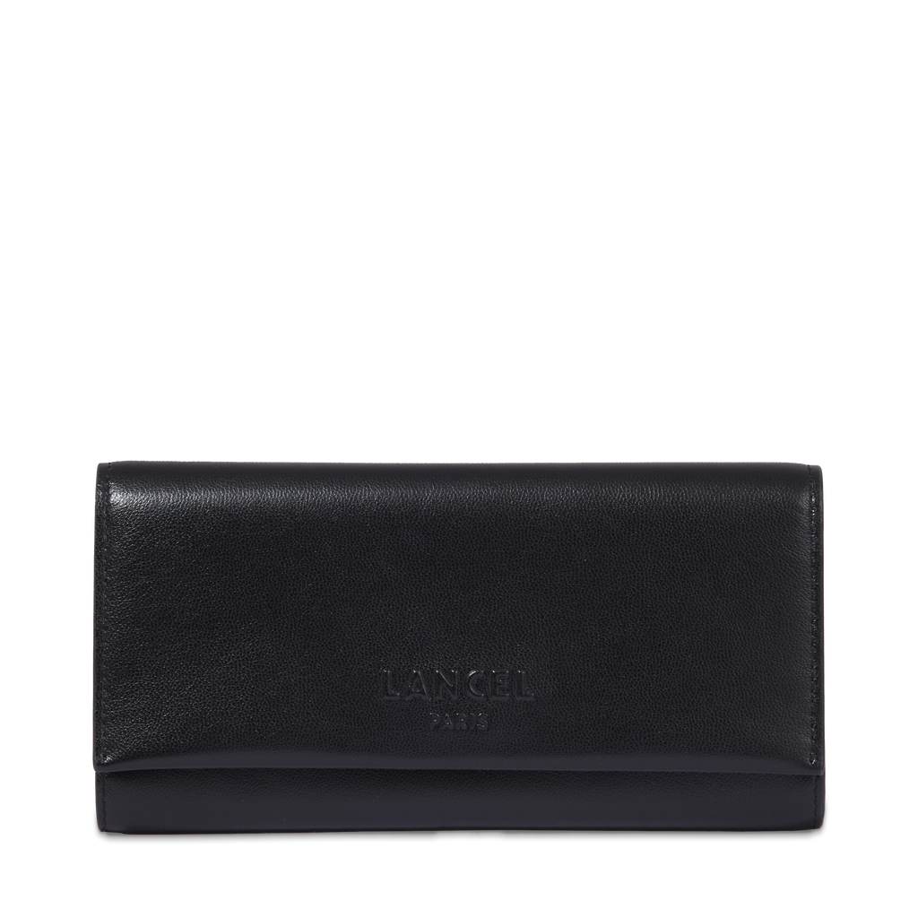 Noir - LANCEL Portefeuille long à rabat Billie