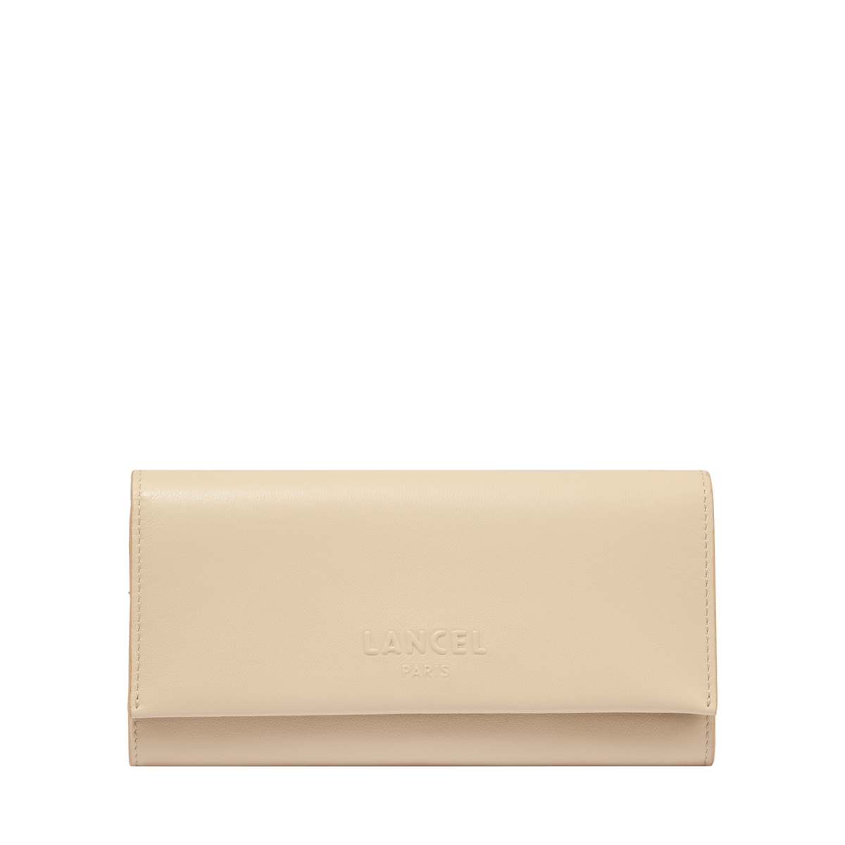 Beige - LANCEL Portefeuille long à rabat Billie