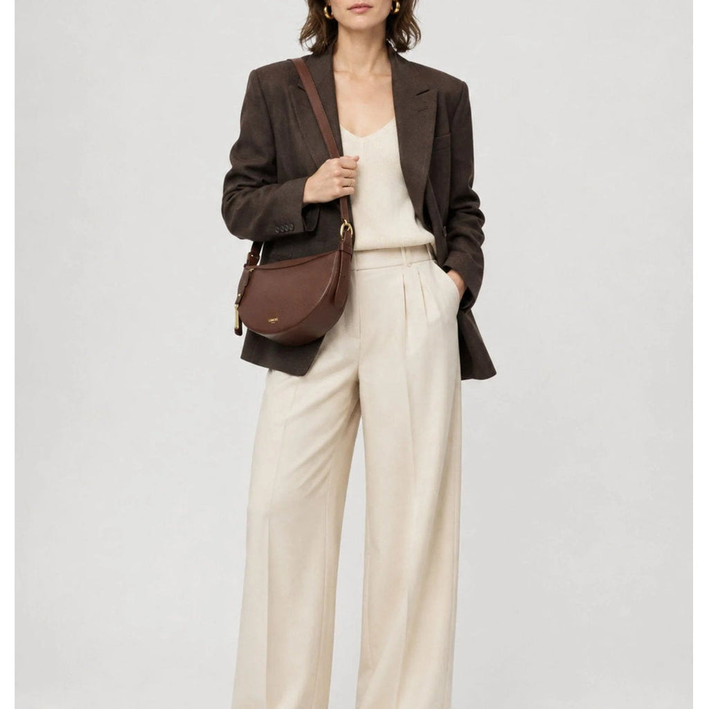 Noix de coco - LANCEL Sac demi-lune Faubourg