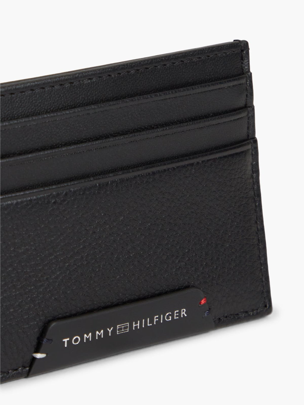 Noir - TOMMY HILFIGER Porte-cartes en cuir