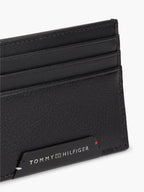 Noir - TOMMY HILFIGER Porte-cartes en cuir