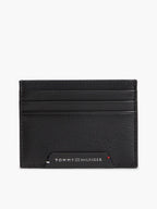 Noir - TOMMY HILFIGER Porte-cartes en cuir