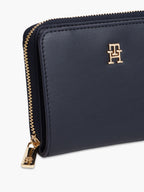 Bleu marine - TOMMY HILFIGER Portefeuille zippé à rabat Hilfiger Icon