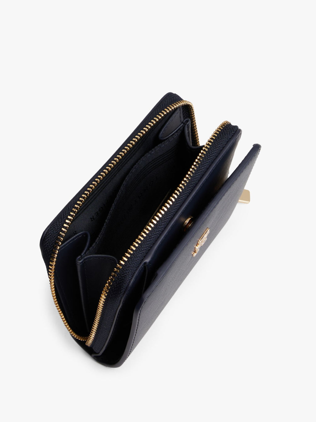 Bleu marine - TOMMY HILFIGER Portefeuille zippé à rabat Hilfiger Icon