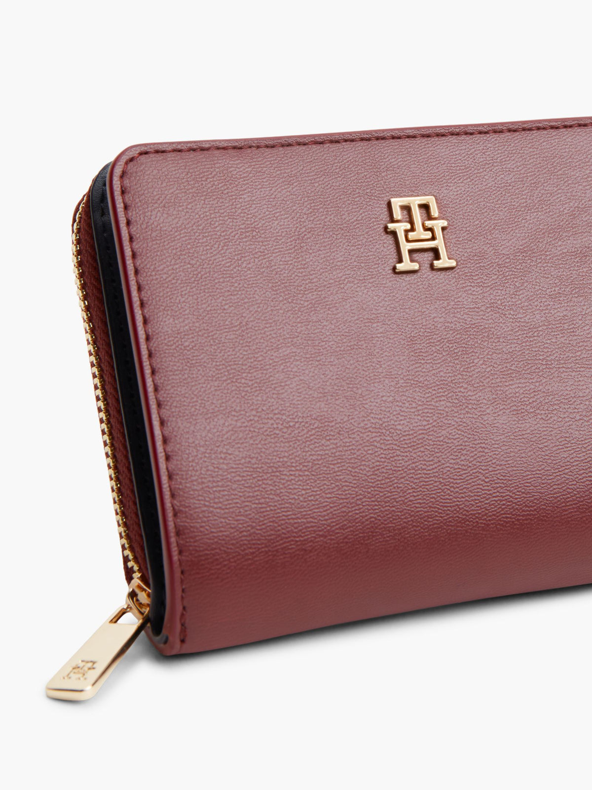 Bordeaux - TOMMY HILFIGER Portefeuille zippé à rabat Hilfiger Icon