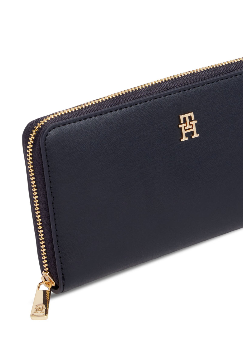 Bleu marine - TOMMY HILFIGER Grand portefeuille zippé Hilfiger Icon