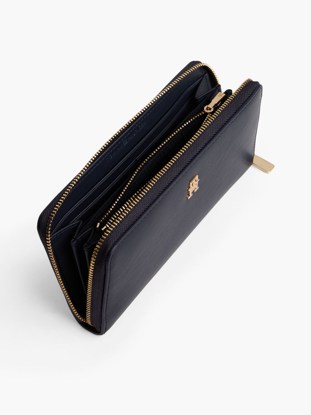 Bleu marine - TOMMY HILFIGER Grand portefeuille zippé Hilfiger Icon