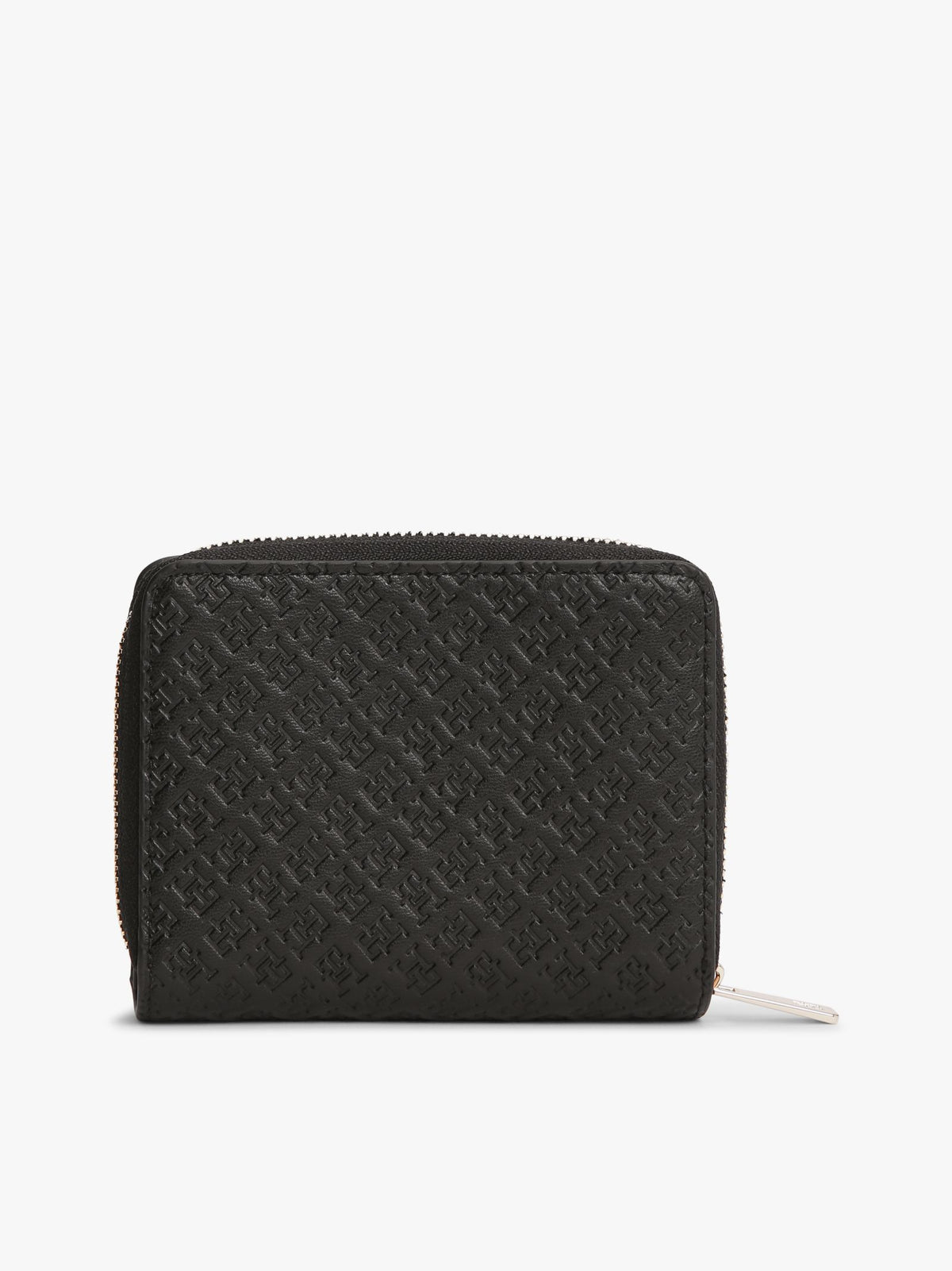 Noir - TOMMY HILFIGER Portefeuille zippé à rabat Hilfiger Icon gaufré