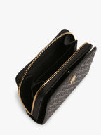 Noir - TOMMY HILFIGER Portefeuille zippé à rabat Hilfiger Icon gaufré