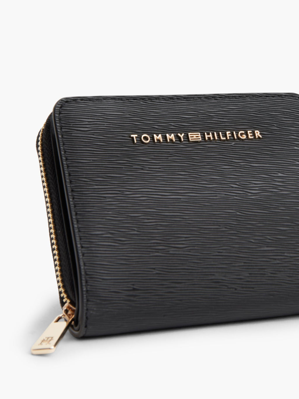 Noir - TOMMY HILFIGER Portefeuille zippé à rabat TH Modern