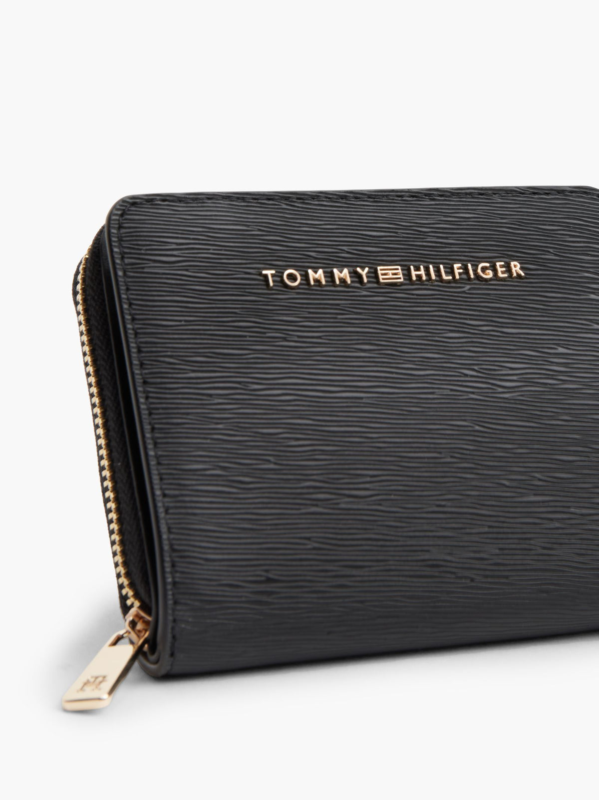 Noir - TOMMY HILFIGER Portefeuille zippé à rabat TH Modern